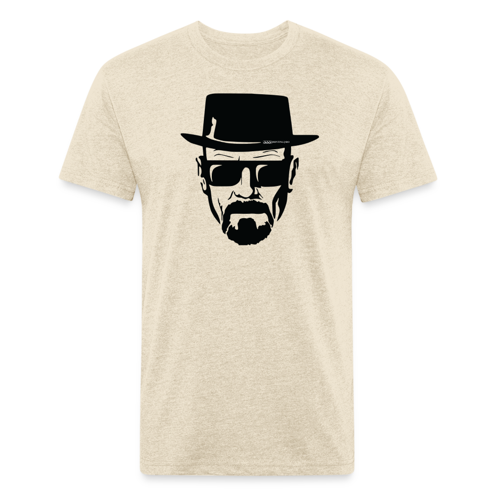 Hie zen Fitted Cotton/Poly T-Shirt by Next Level - heather cream