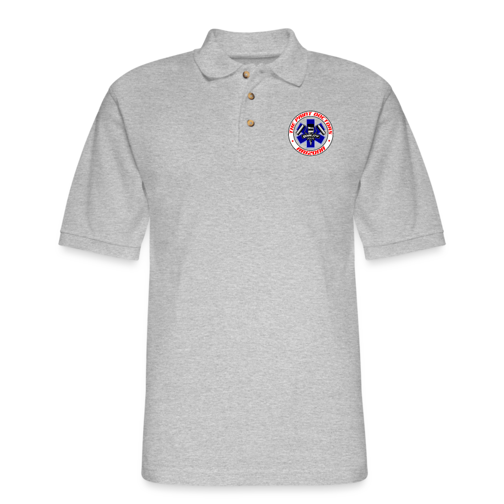 Paint Docs Polo - heather gray