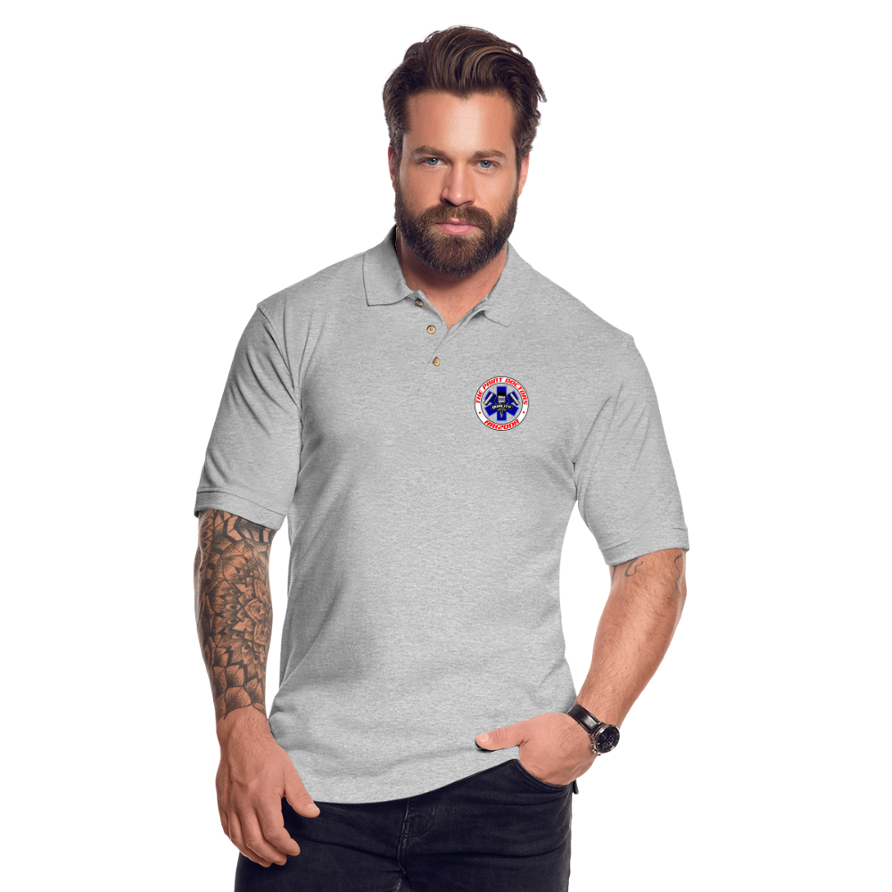 Paint Docs Polo - heather gray