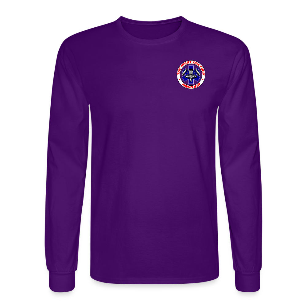 Paint Docs Long Sleeve - purple