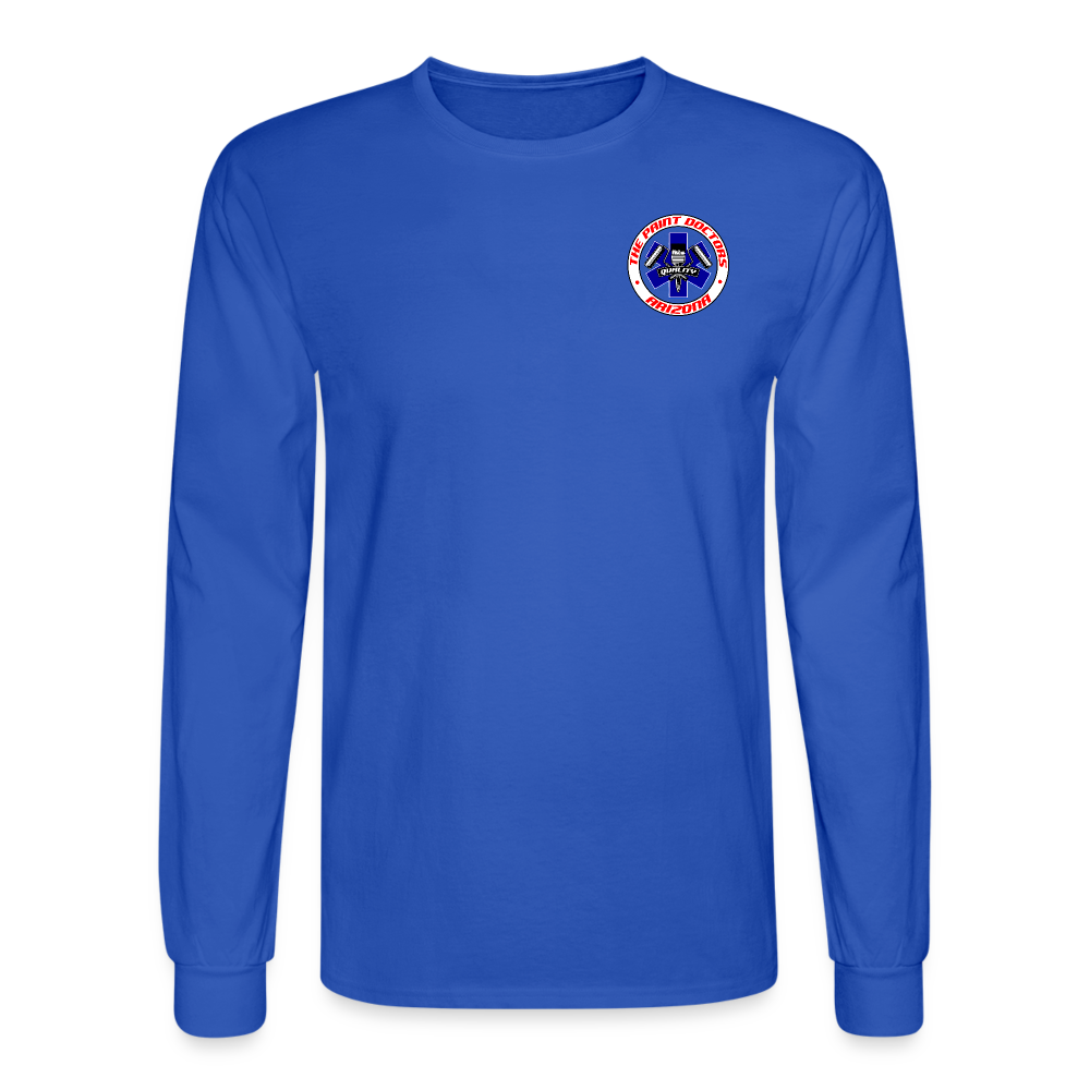Paint Docs Long Sleeve - royal blue
