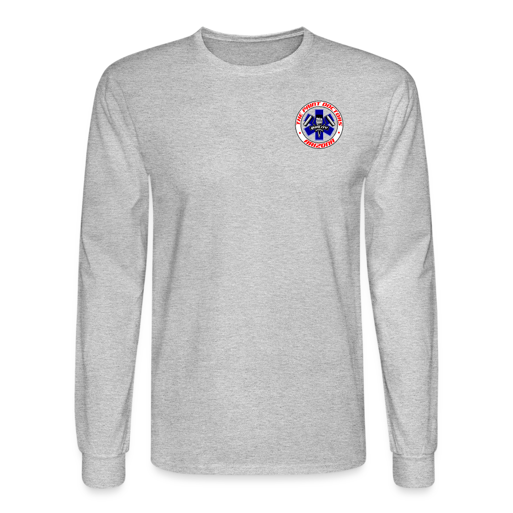 Paint Docs Long Sleeve - heather gray