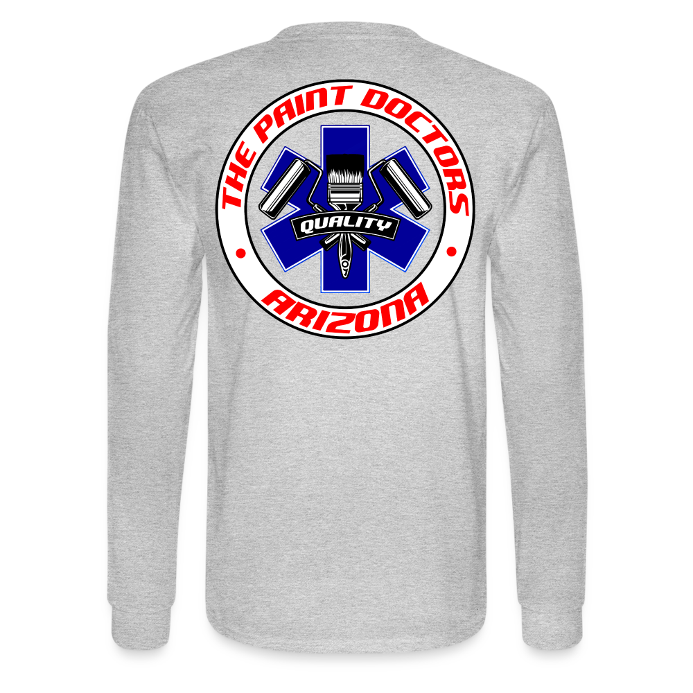 Paint Docs Long Sleeve - heather gray