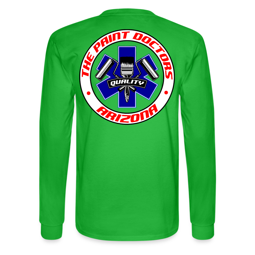 Paint Docs Long Sleeve - bright green