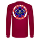 Paint Docs Long Sleeve - dark red