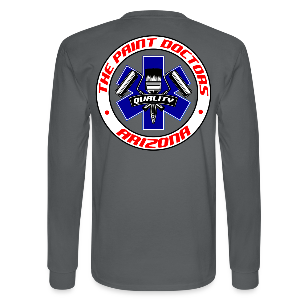 Paint Docs Long Sleeve - charcoal