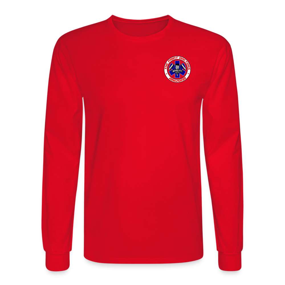 Paint Docs Long Sleeve - red