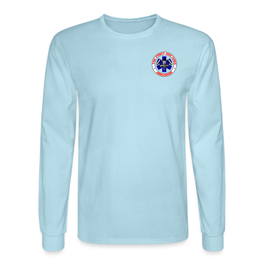 Paint Docs Long Sleeve - powder blue