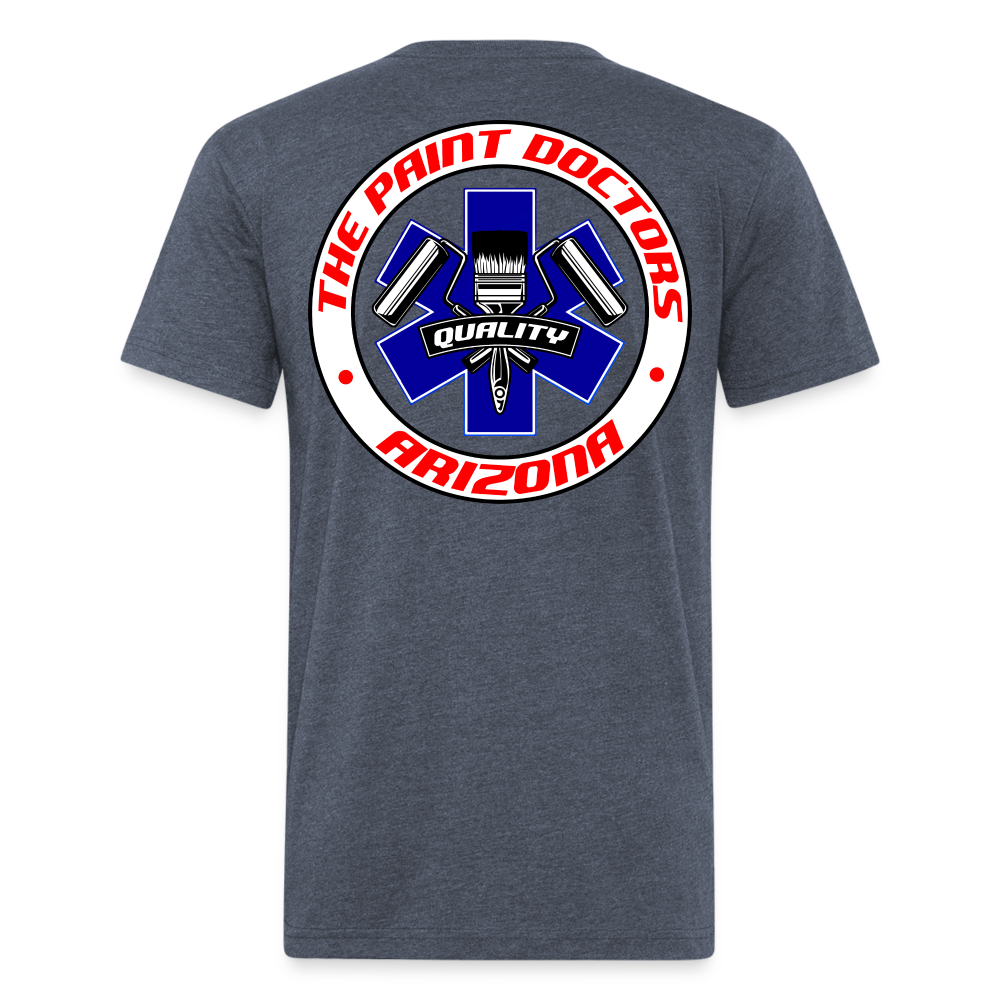 Paint Docs T Shirt - heather navy
