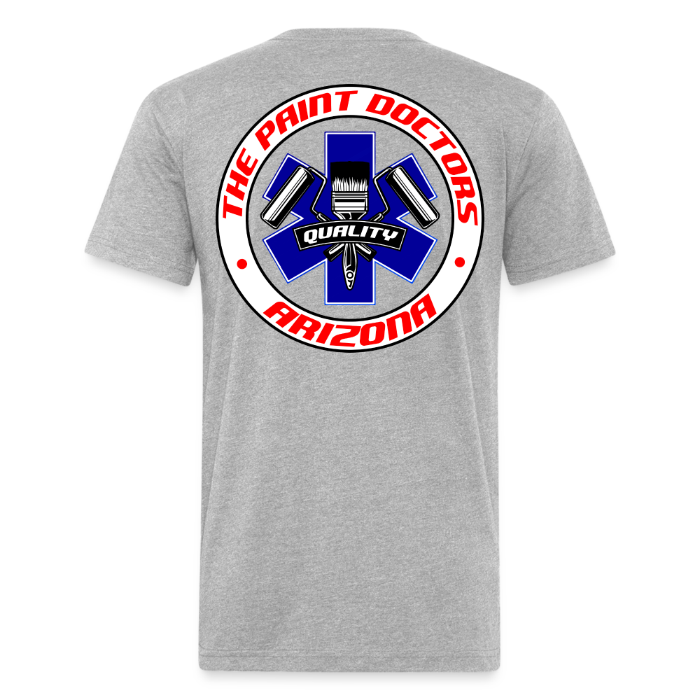 Paint Docs T Shirt - heather gray