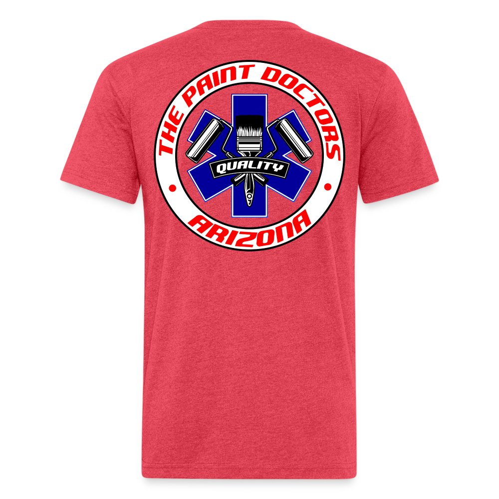 Paint Docs T Shirt - heather red