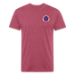 Paint Docs T Shirt - heather burgundy