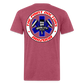 Paint Docs T Shirt - heather burgundy