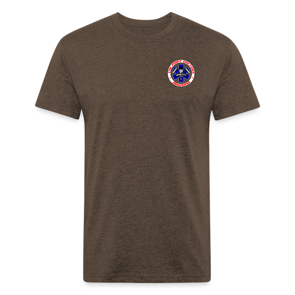 Paint Docs T Shirt - heather espresso