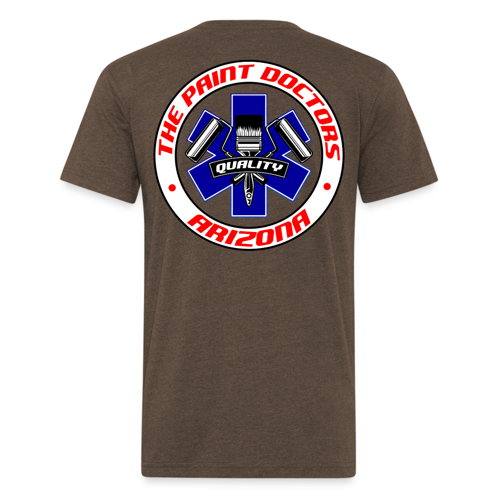 Paint Docs T Shirt - heather espresso