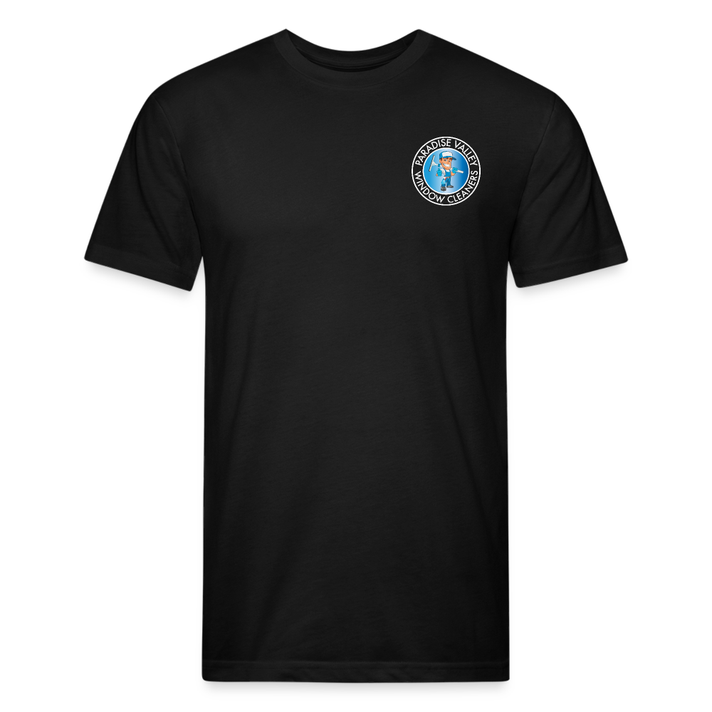 PV window New Logo Cotton/Poly T-Shirt by Next Level - black