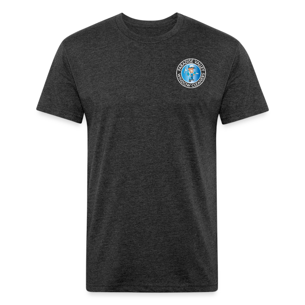 PV window New Logo Cotton/Poly T-Shirt by Next Level - heather black