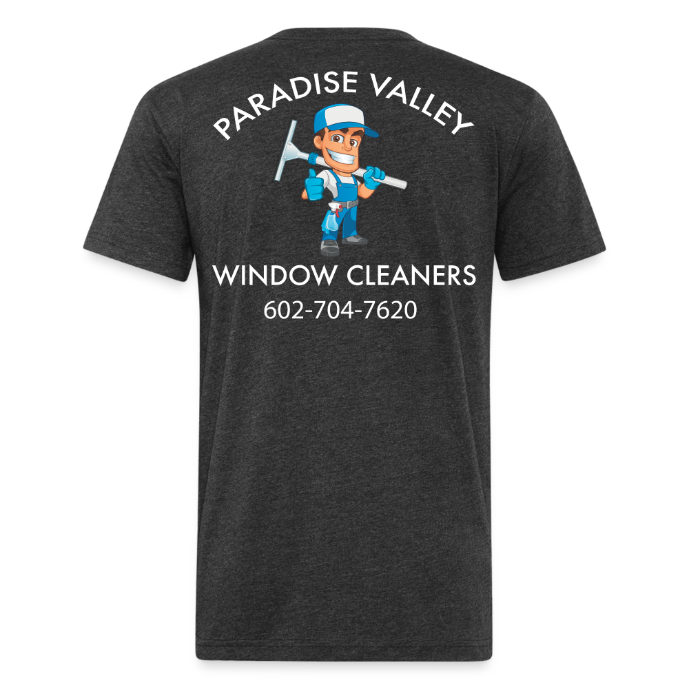 PV window New Logo Cotton/Poly T-Shirt by Next Level - heather black