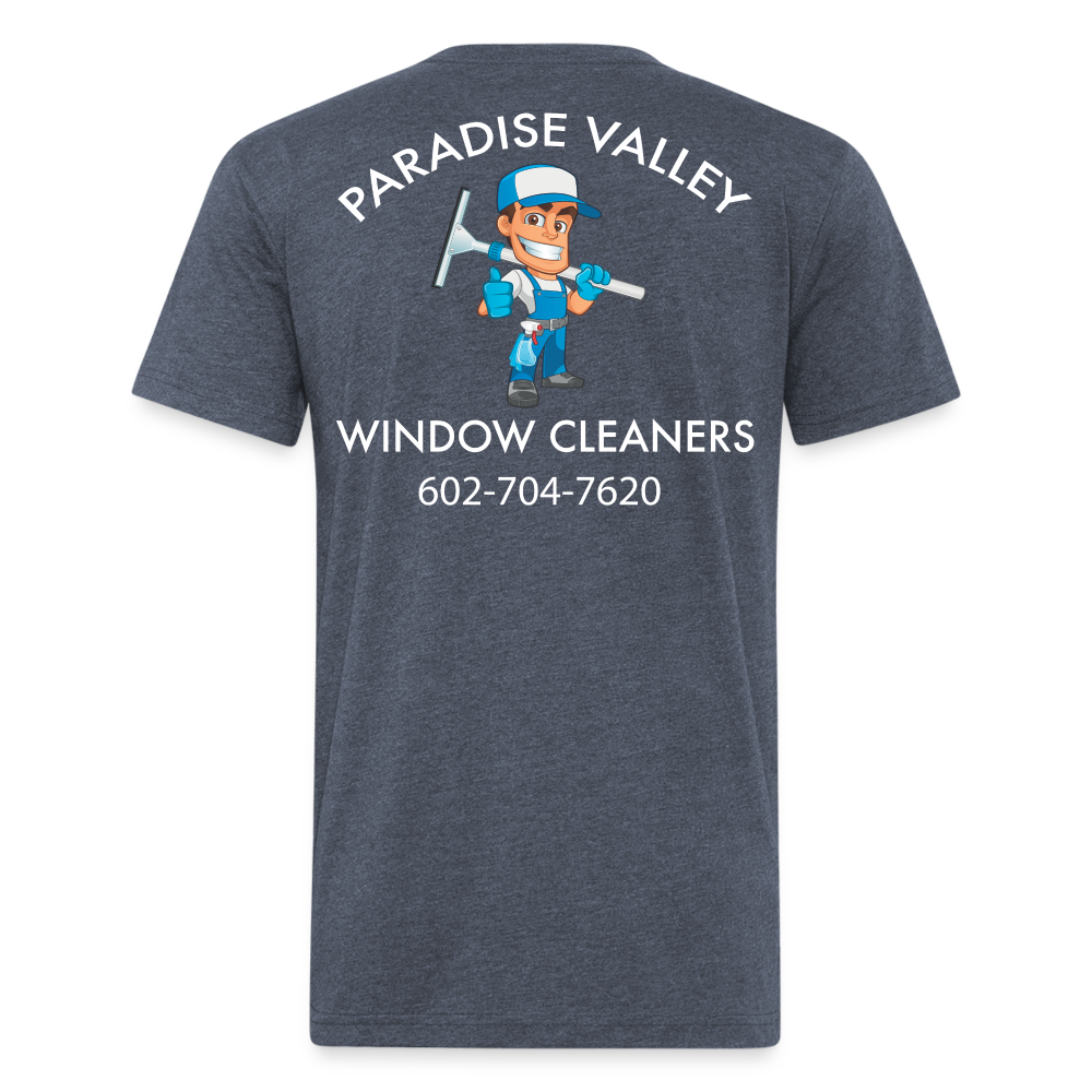 PV window New Logo Cotton/Poly T-Shirt by Next Level - heather navy