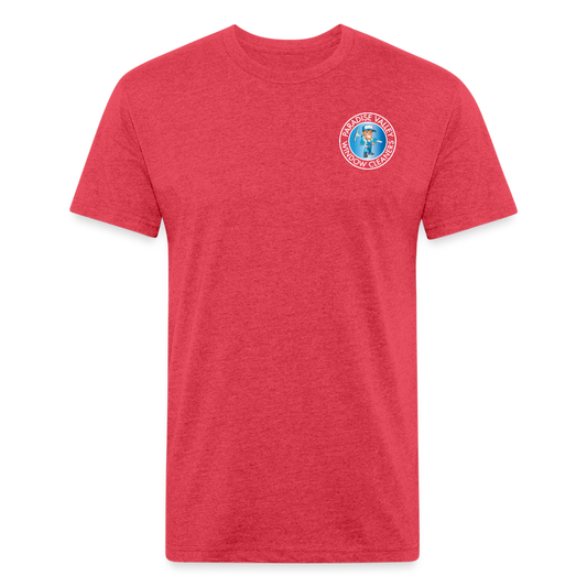 PV window New Logo Cotton/Poly T-Shirt by Next Level - heather red