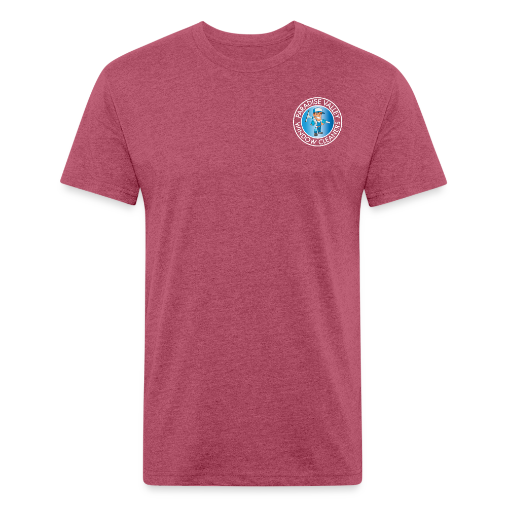 PV window New Logo Cotton/Poly T-Shirt by Next Level - heather burgundy
