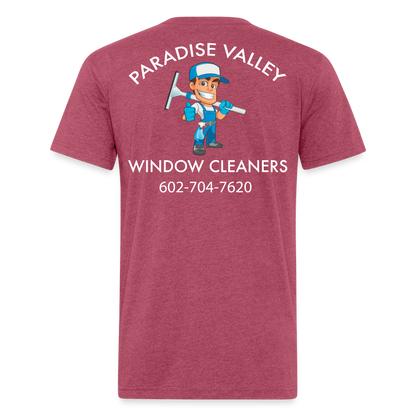 PV window New Logo Cotton/Poly T-Shirt by Next Level - heather burgundy