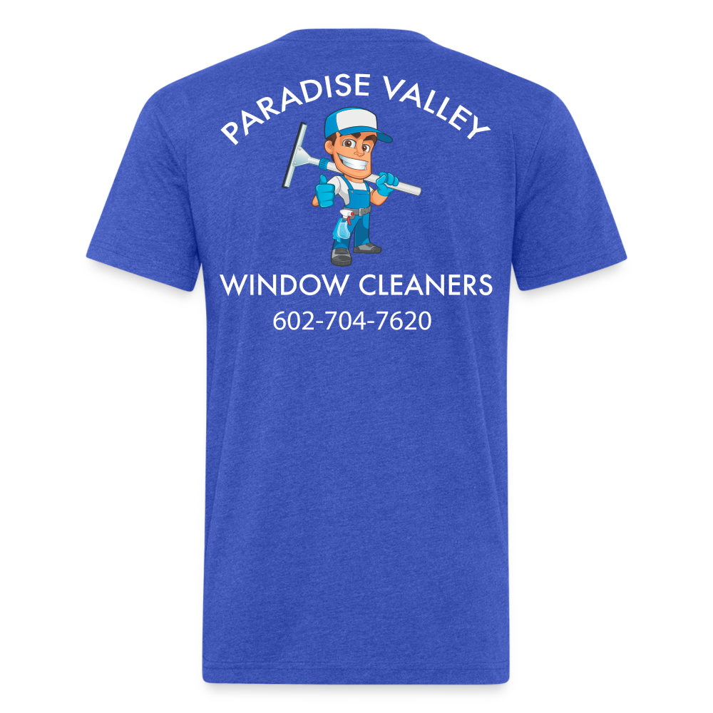 PV window New Logo Cotton/Poly T-Shirt by Next Level - heather royal