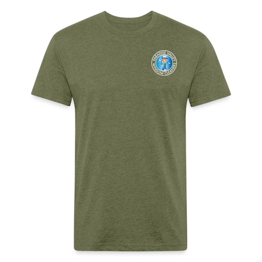 PV window New Logo Cotton/Poly T-Shirt by Next Level - heather military green