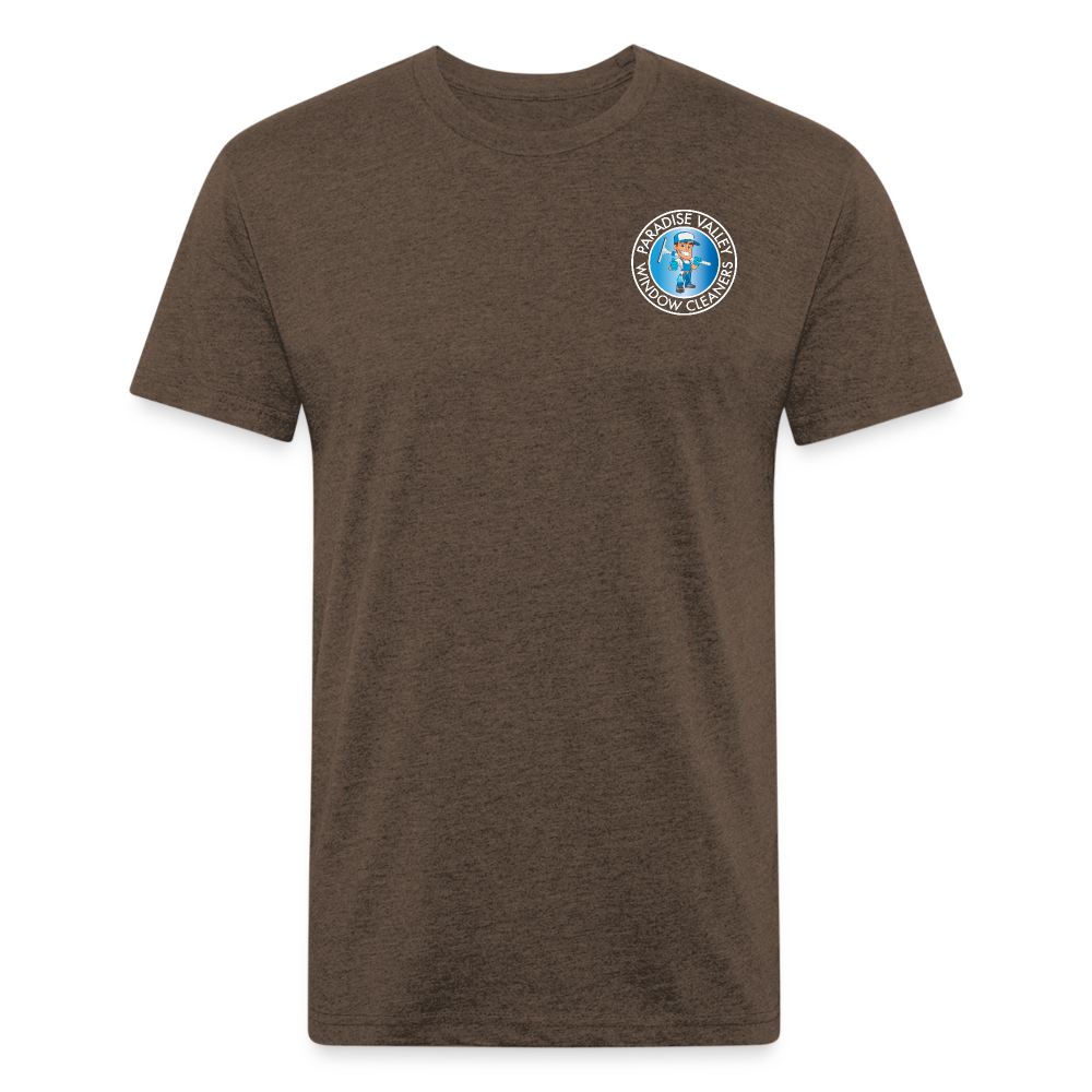 PV window New Logo Cotton/Poly T-Shirt by Next Level - heather espresso