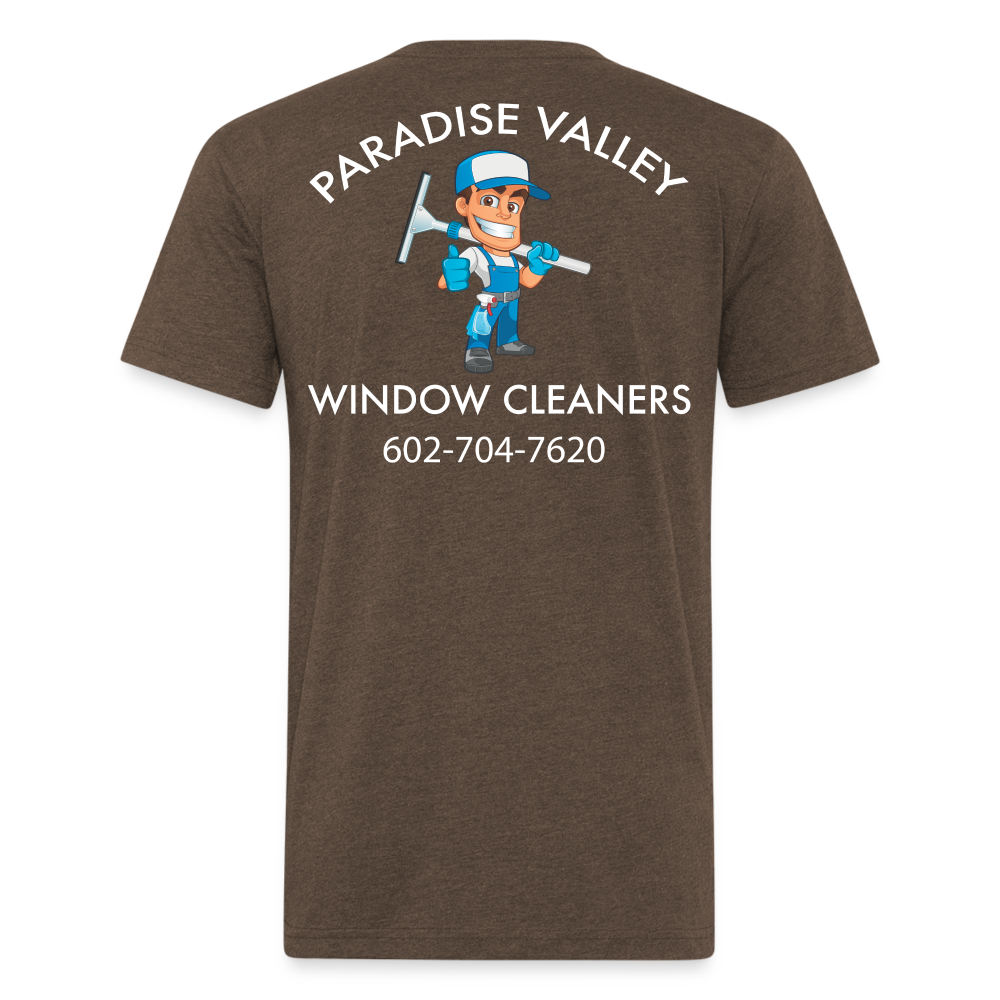 PV window New Logo Cotton/Poly T-Shirt by Next Level - heather espresso