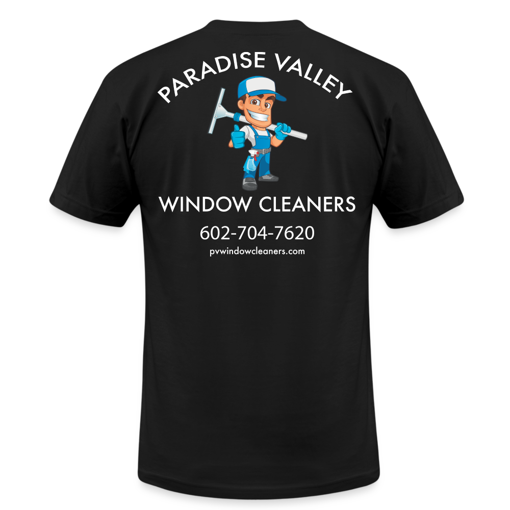 PV Window New Logo *Jersey T-Shirt by Bella + Canvas - black