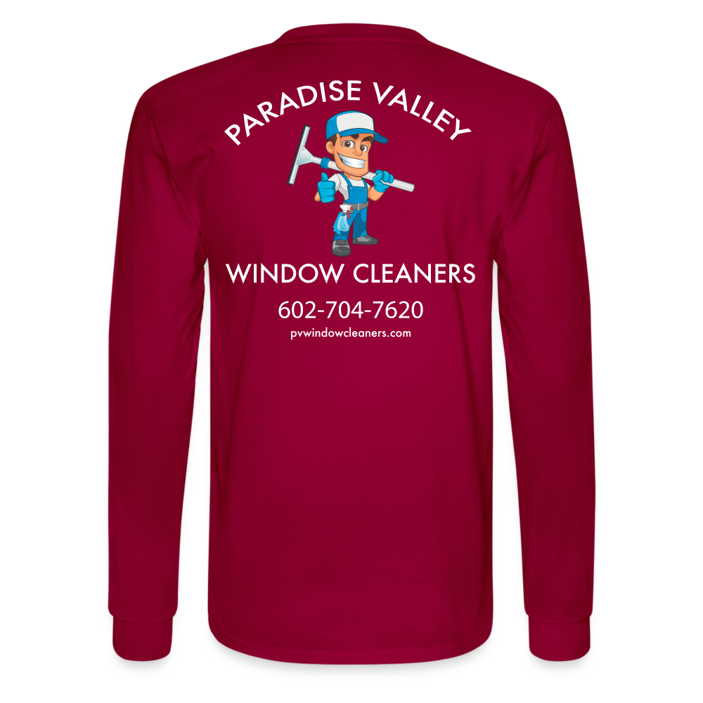 PV Win PVWC Long Sleeve T-Shirt - dark red