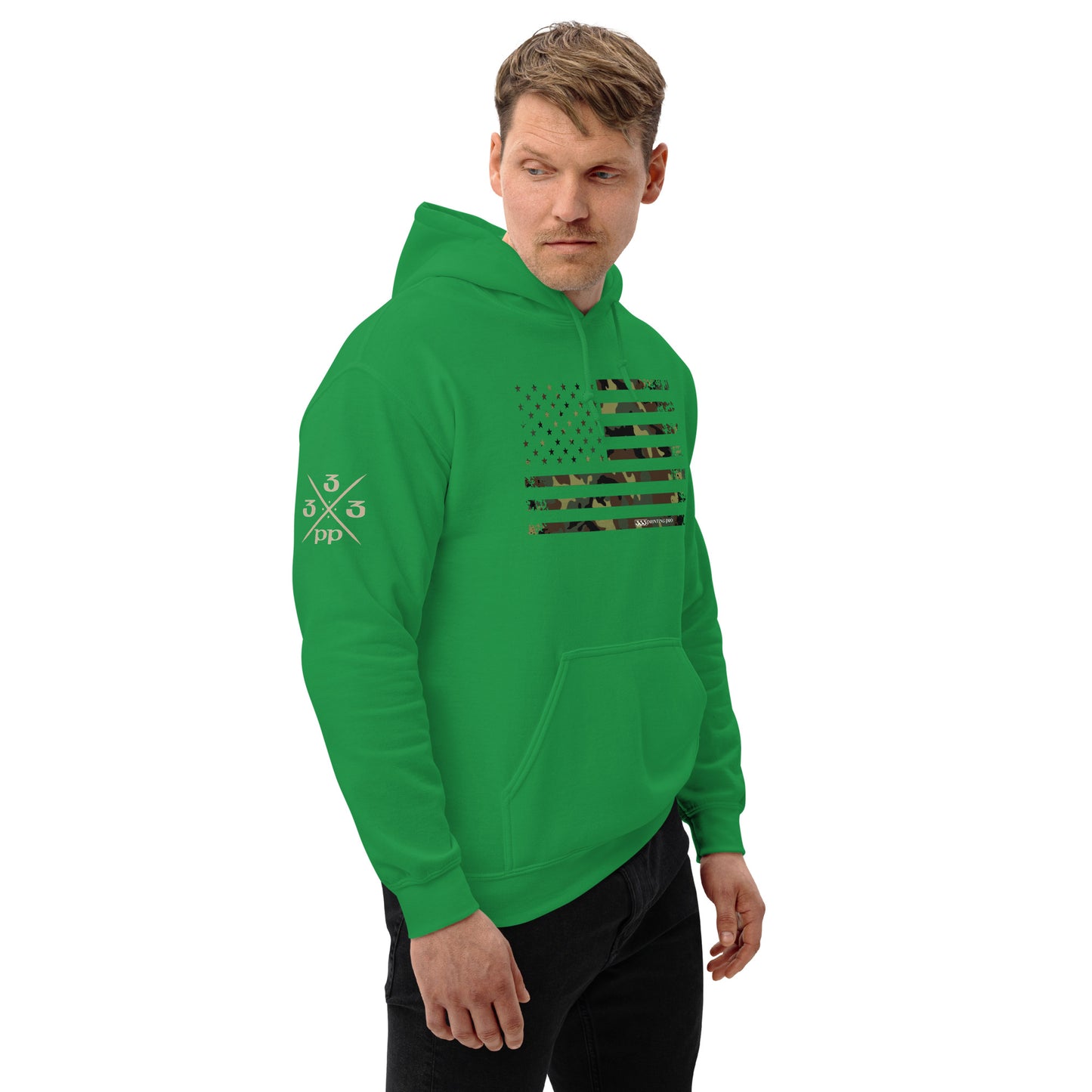 333 Camo Flag FDE WL Hoodie