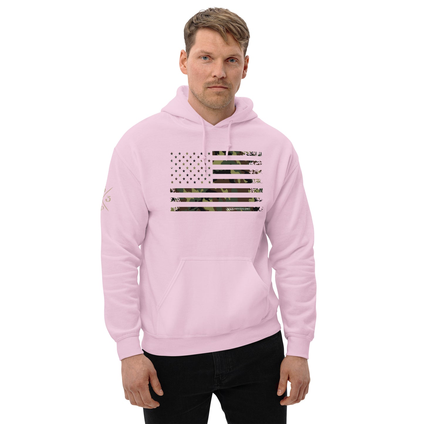 333 Camo Flag FDE WL Hoodie
