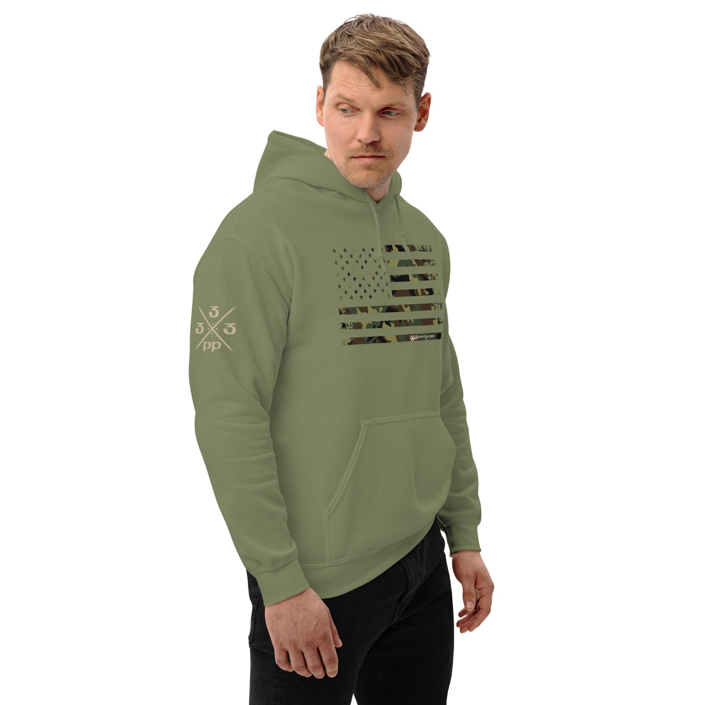333 Camo Flag FDE WL Hoodie