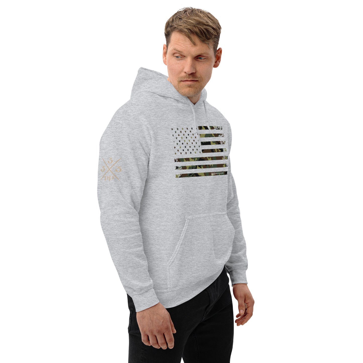 333 Camo Flag FDE WL Hoodie