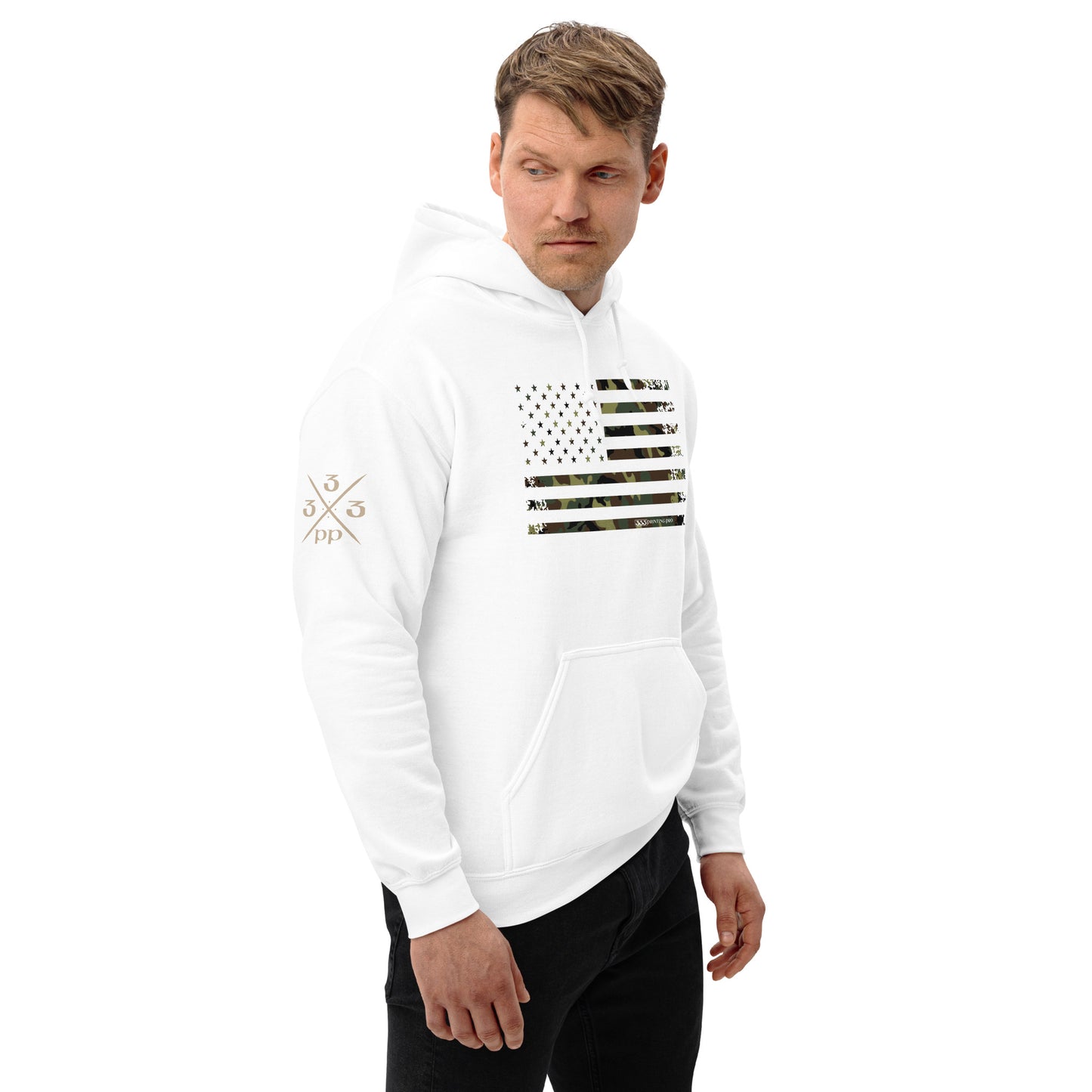 333 Camo Flag FDE WL Hoodie